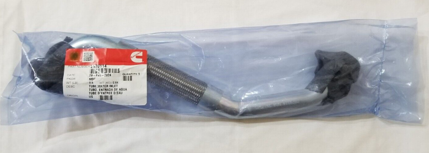 Genuine Oem Cummins Exhaust Cooler Water Inlet Tube 2870114