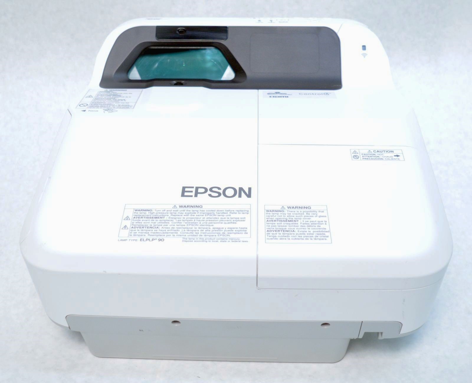 Epson PowerLite 675W H745A 3200 Lumens Ultra Short Throw Projector 1500 Lamp Hrs