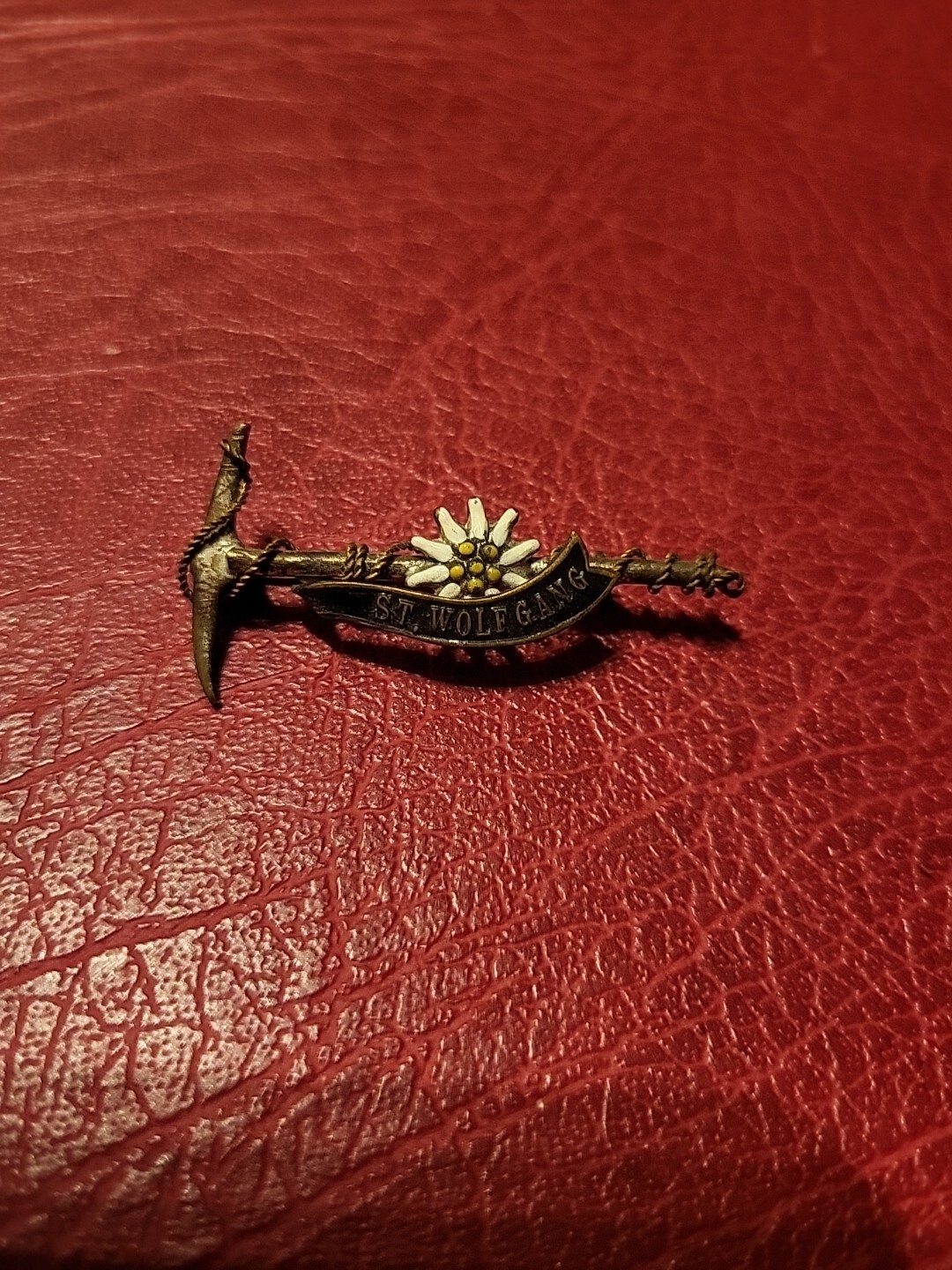 Pin hatpin hiking pin brooch St. Wolfgang