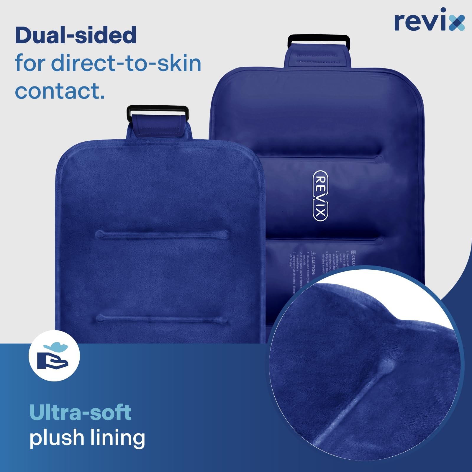 Ice Pack for Injuries Reusable Gel for Lower Back, Cold Packs for Back Should...