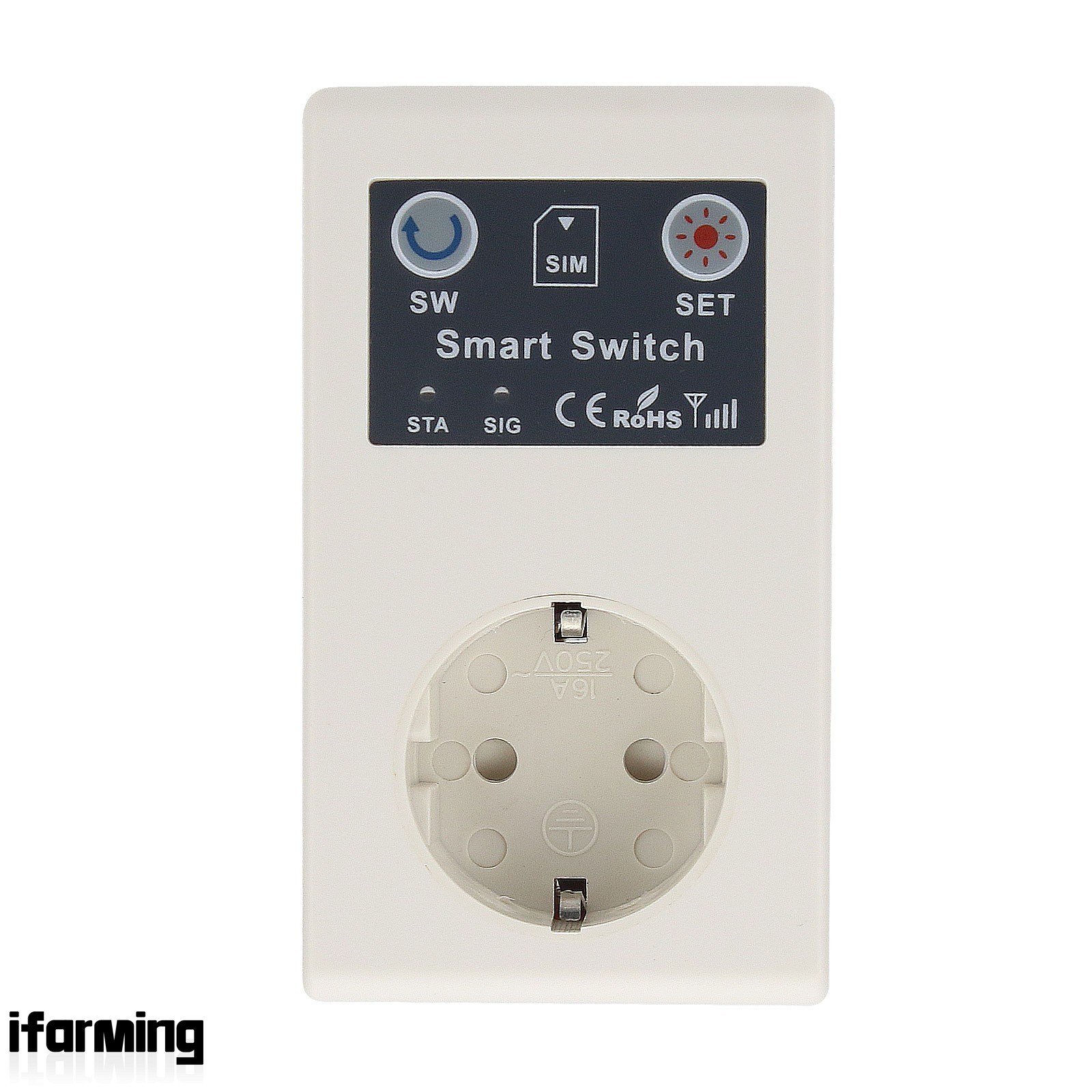 SC1-GSM GSM Smart Switch Socket Cellphone Remote Control German Standard 16A IF