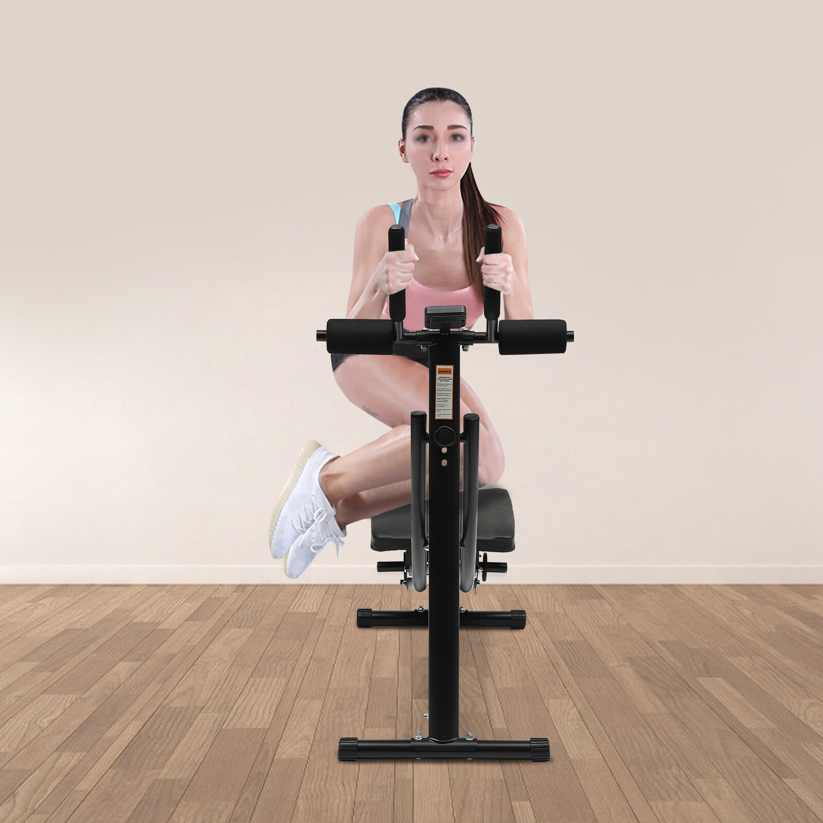 Abdominal Crunch Core Abdominal Workout Ab Trainer Machine Coaster For Home/Gym