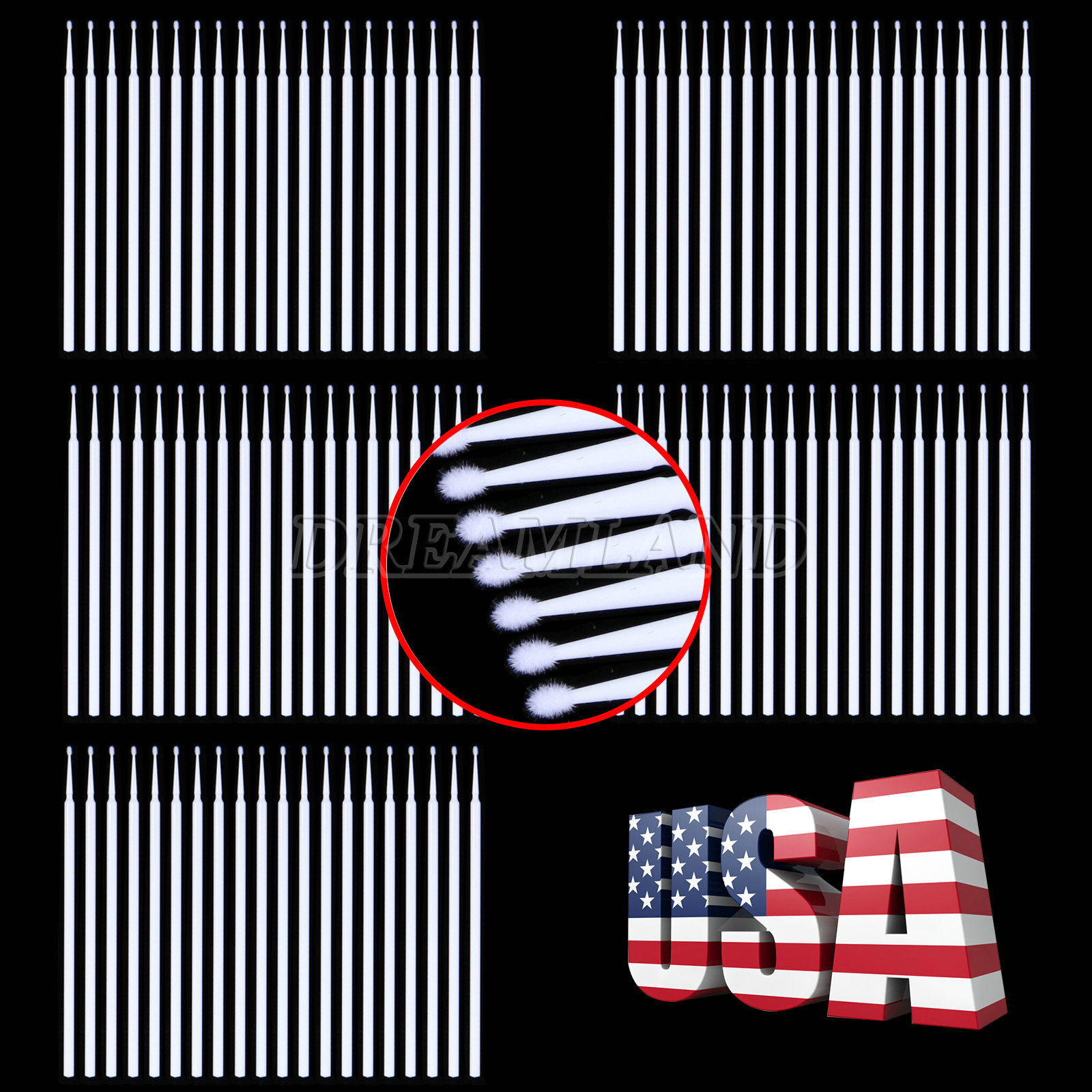 400pcs Dental Micro Applicator Brush Microbrush Tips Regular/Fine/Ultrafine