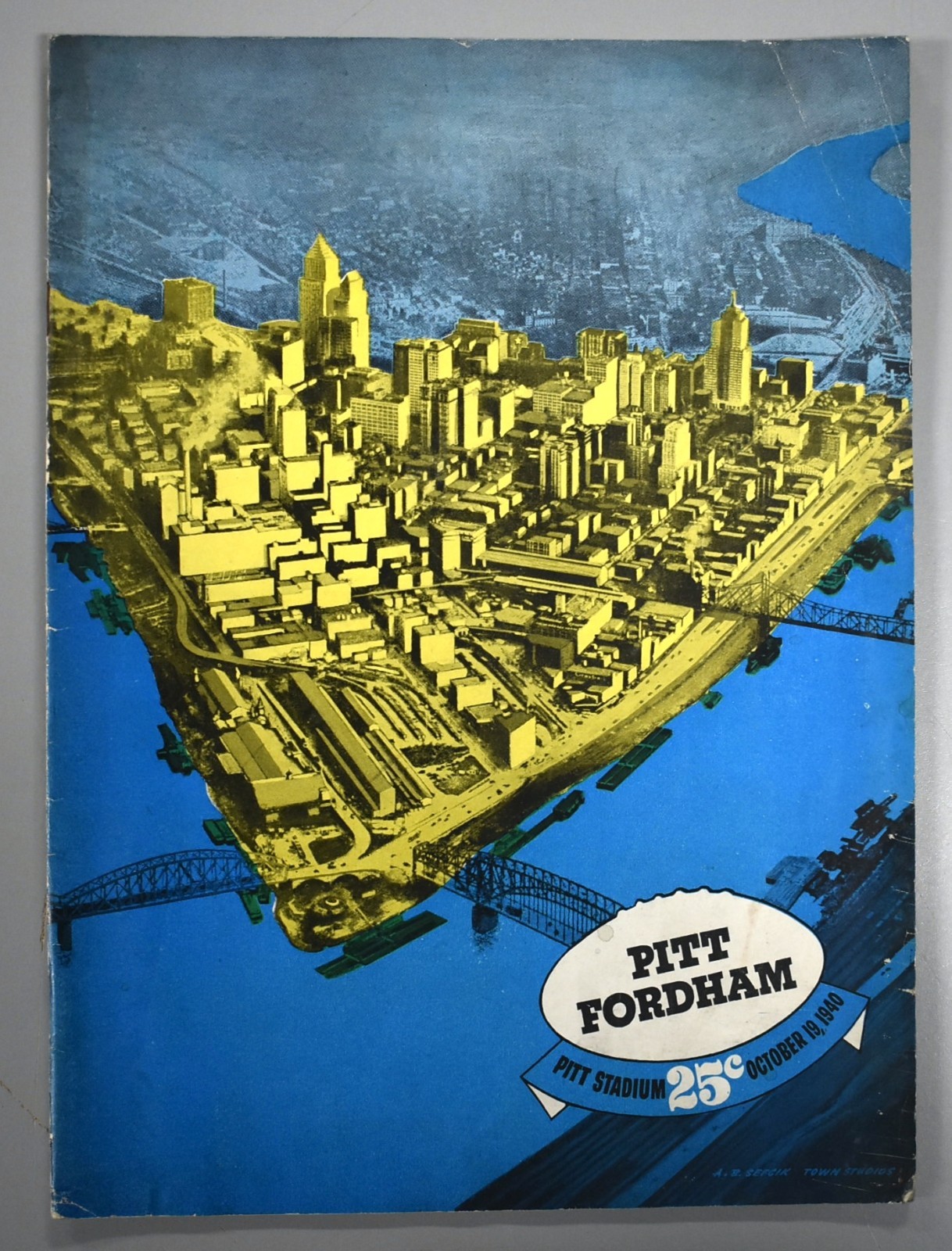 Colorado College vs Occidental November 30th 1940 Official Game Program