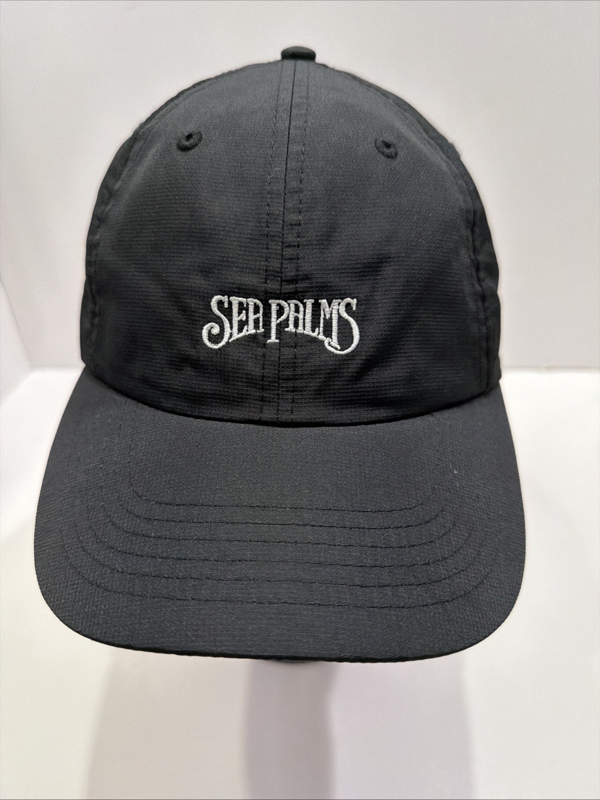Imperial Sea Palms Trucker Hat Mens Black St Simons Golf Cap Adjustable