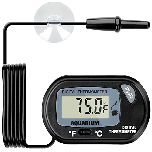 LCD Digital Aquarium Thermometer Reptile Fish Tank Water Terrarium Temperature