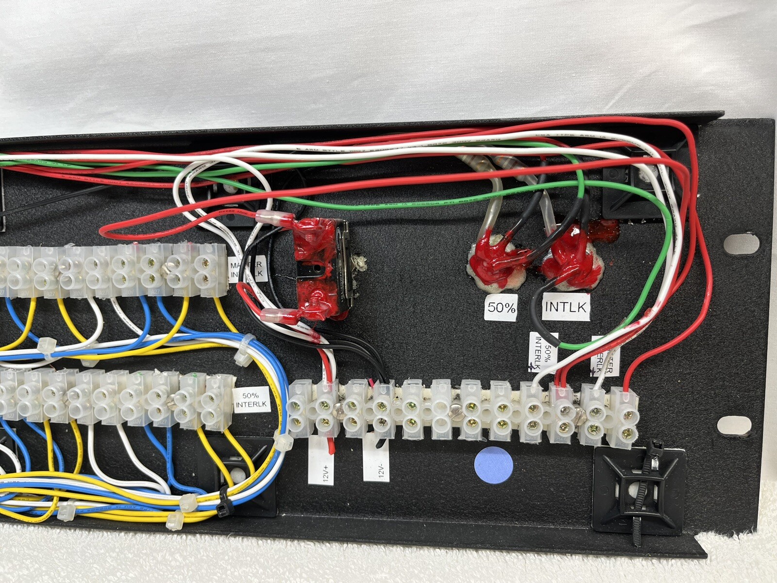 3 RU Custom Broadcast Transmitter Interlock Relay Panel