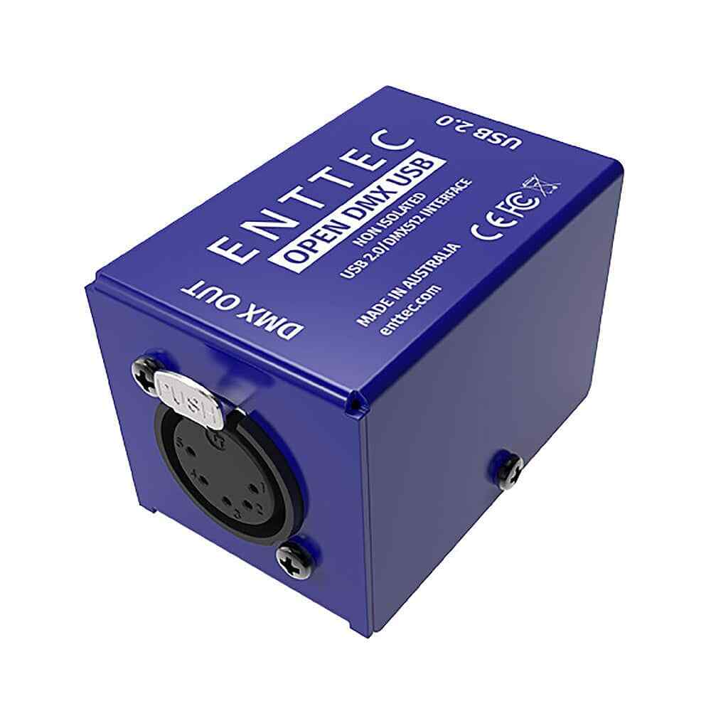 Enttec Open DMX USB 70303, 1 Universe Lighting Interface -Entry Level [Open Box]