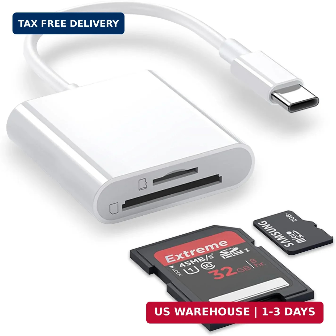 MaxRenard SD Card Reader for iPhone,sd card reader usb c & micro sd card reader,