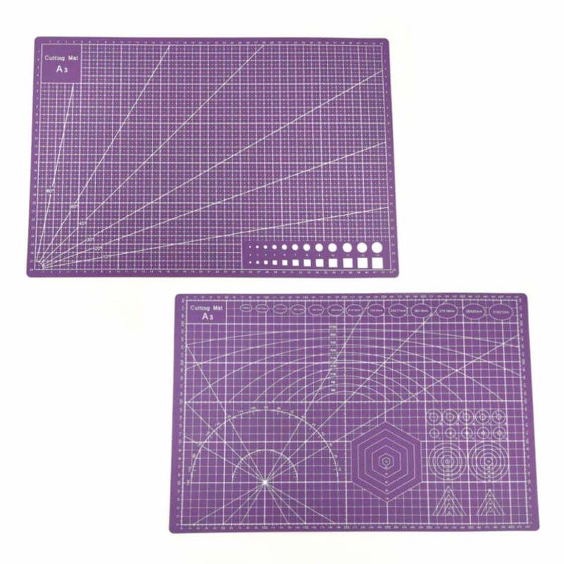 Purple PVC Cutting Mat - A3 Size