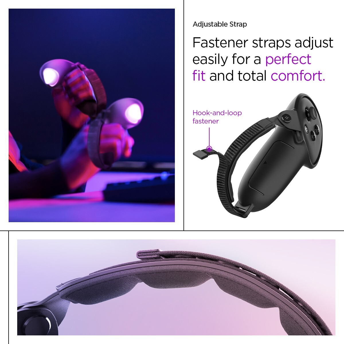 Spigen [Silicone Fit] Controller Grips Case | for Meta Quest 3