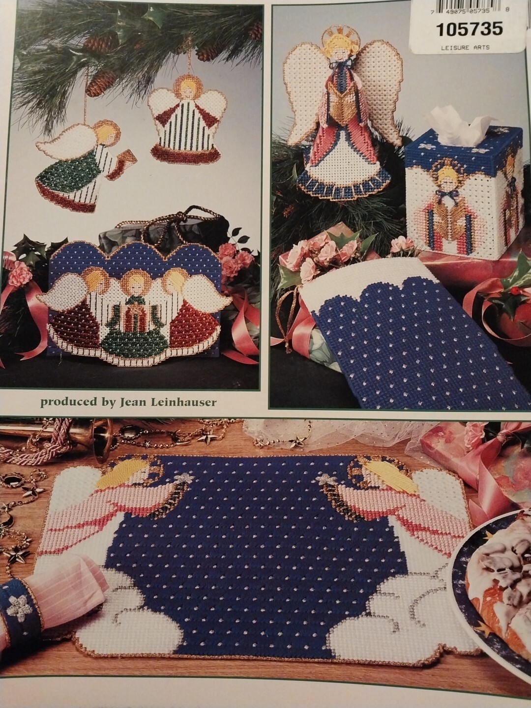 ANGELS In PLASTIC CANVAS Pattern Leaflet/Booklet