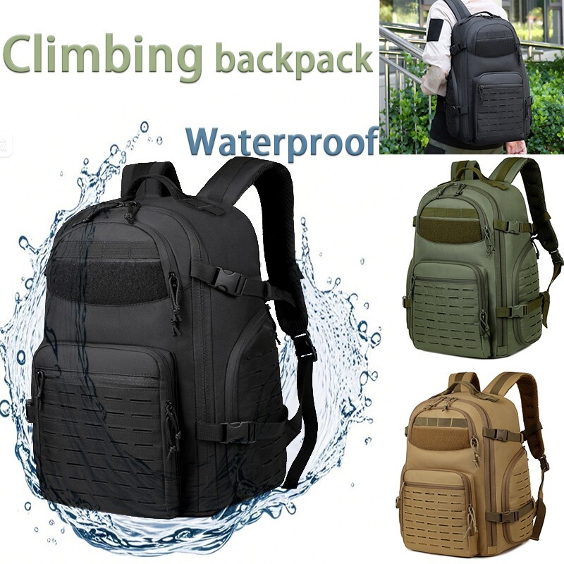 Camping Tactical Backpack for Men Hiking Day Pack Military Rucksack Waterproof