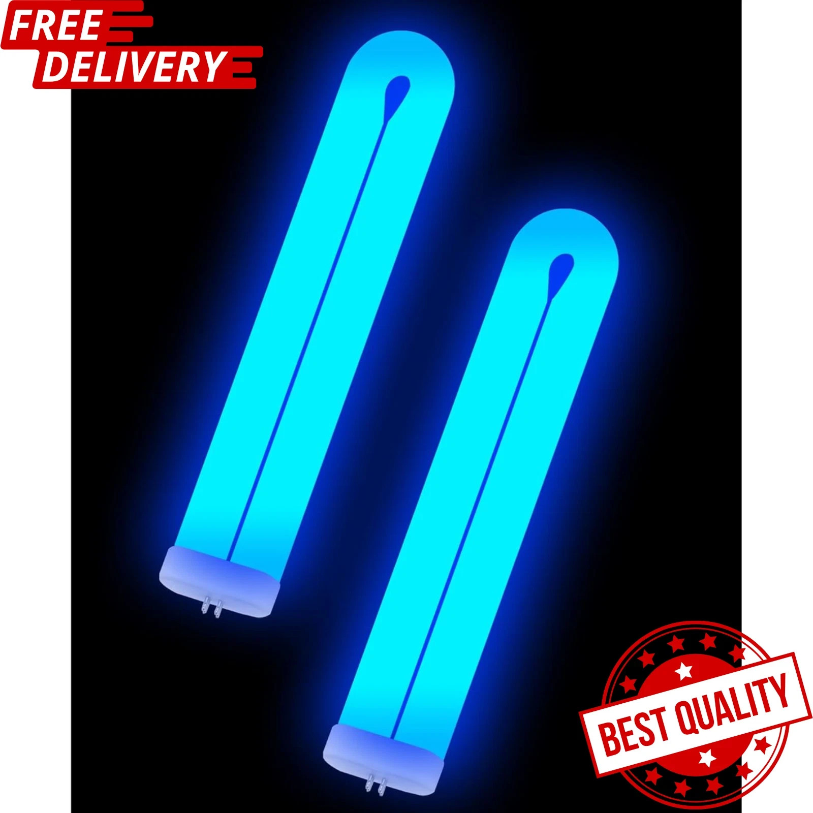 2 Pack, BF190 Replacement Bulb Compatible with Flowtron BK-40D Bug Zapper, 10 In