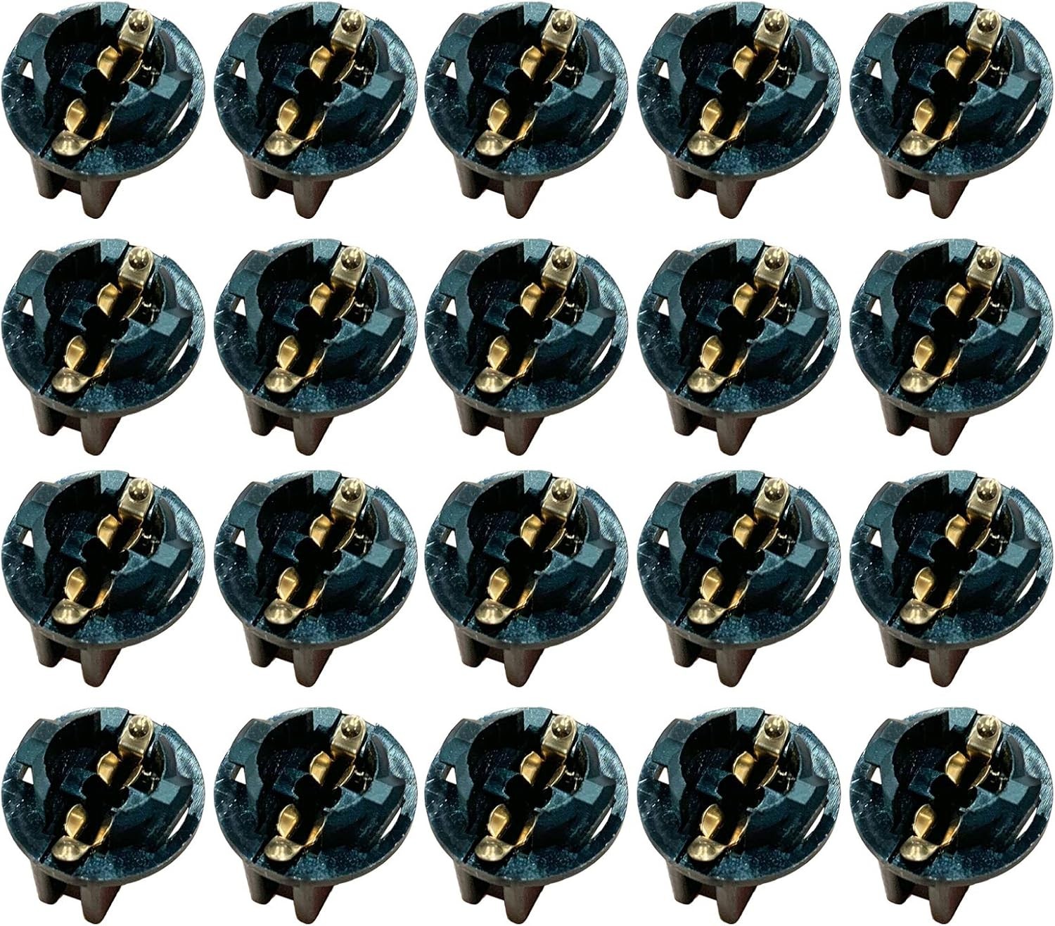 20 Pcs Light Bulb Twist Lock Socket W5W T10 168 194 Wedge Instrument Panel Da