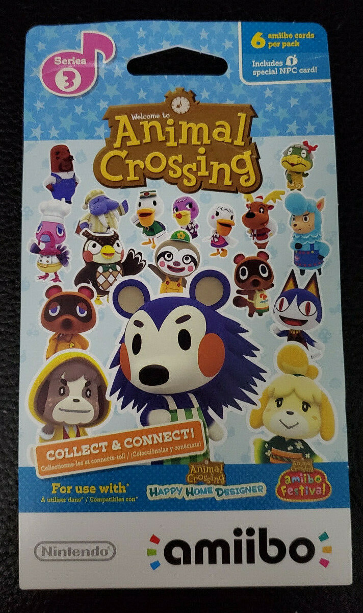 Animal Crossing Amiibo Cards Series 3 #201-300 You Choose Free Shipping