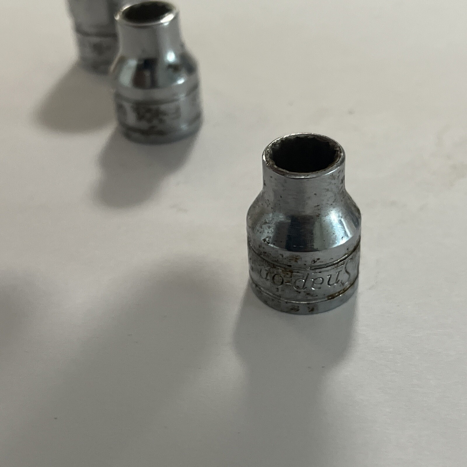 5- Snap-On Sockets 3/8 Drive 12-Point USA
