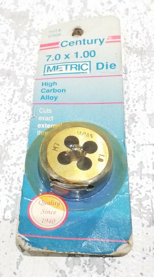 97609 Century 7.0 x 1.00 Metric Die High Carbon Alloy Free Shipping Free Returns
