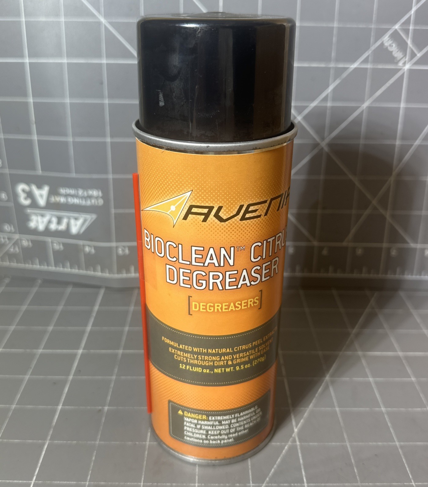 AVENAIR Bioclean Citrus Degreaser , 12 Oz Can - New Old Stock