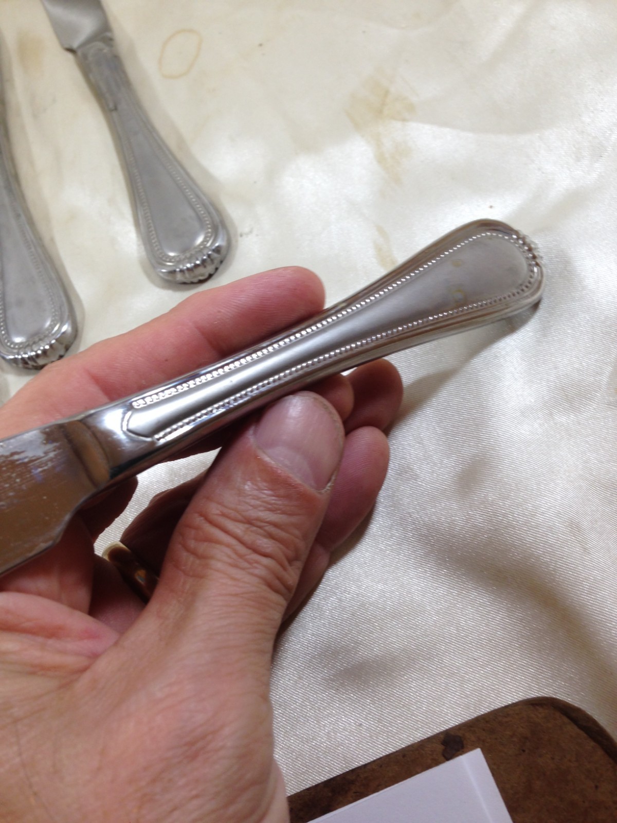 Oneida Stainless COUNTESS New French Solid Knife Set of 8 OHSCOUNTE