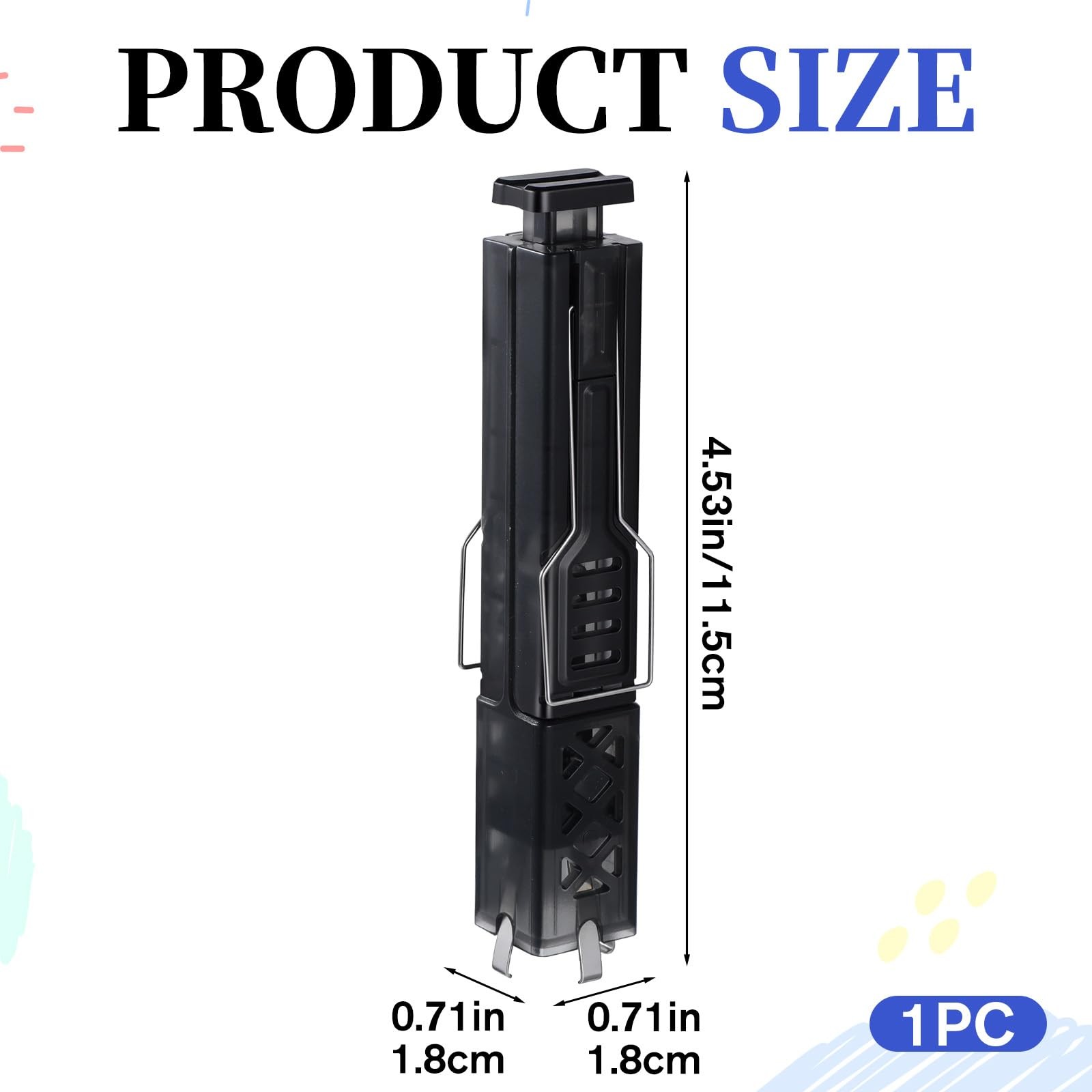 2in1 Switch Puller Keycap Puller, Translucent Stainless Steel Key Removal Too...