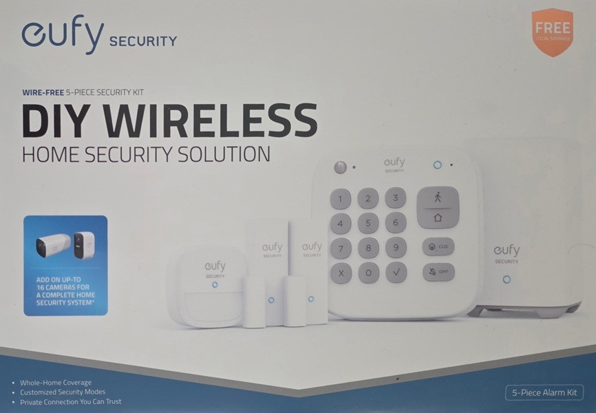 Eufy Security Alarm Kit 5 Piece Home Alarm Set with Eufy Homebase