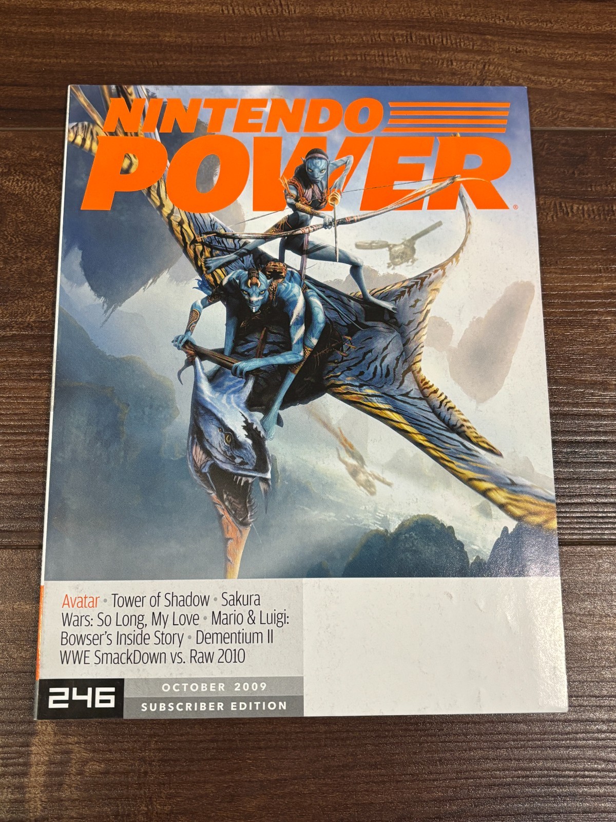 Nintendo Power Magazine Volume 246 October 2009 Avatar