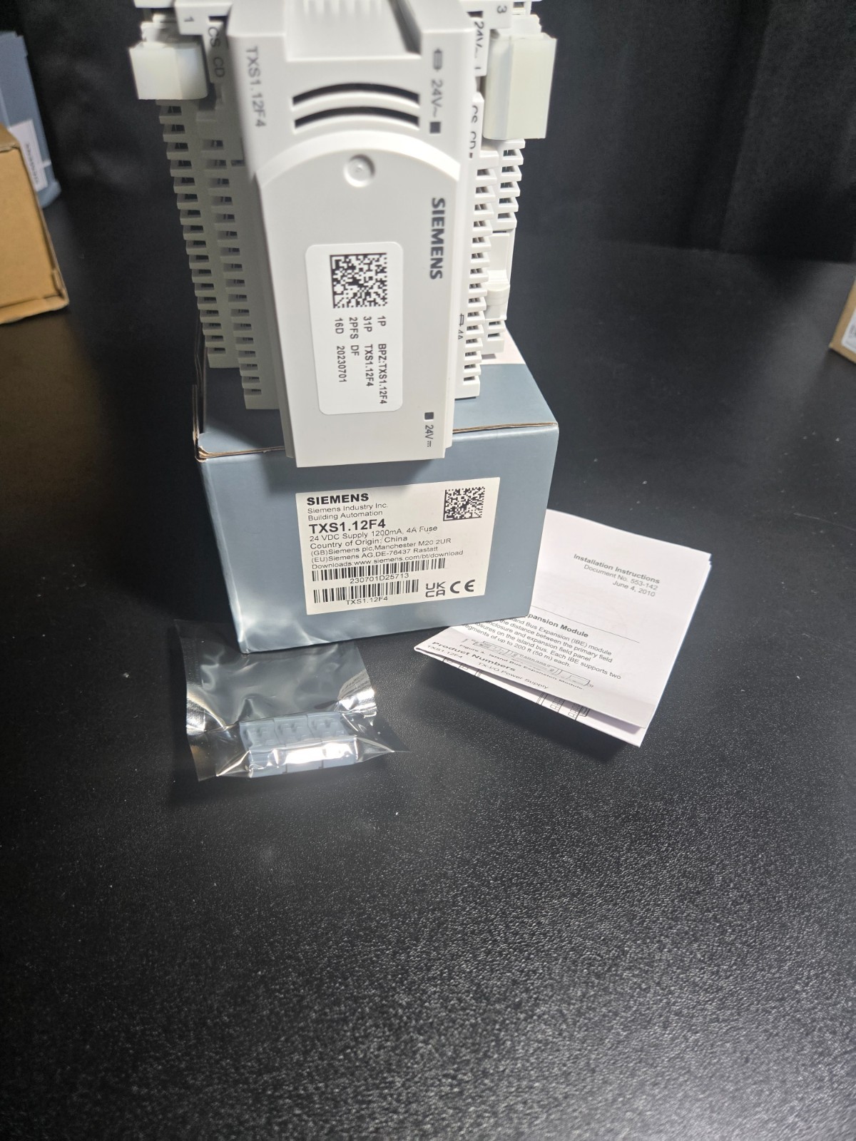 Siemens TXS1.12F4 TX-I/O Power Supply, 1.2A, 4A Fuse BRAND NEW IN BOX!!!