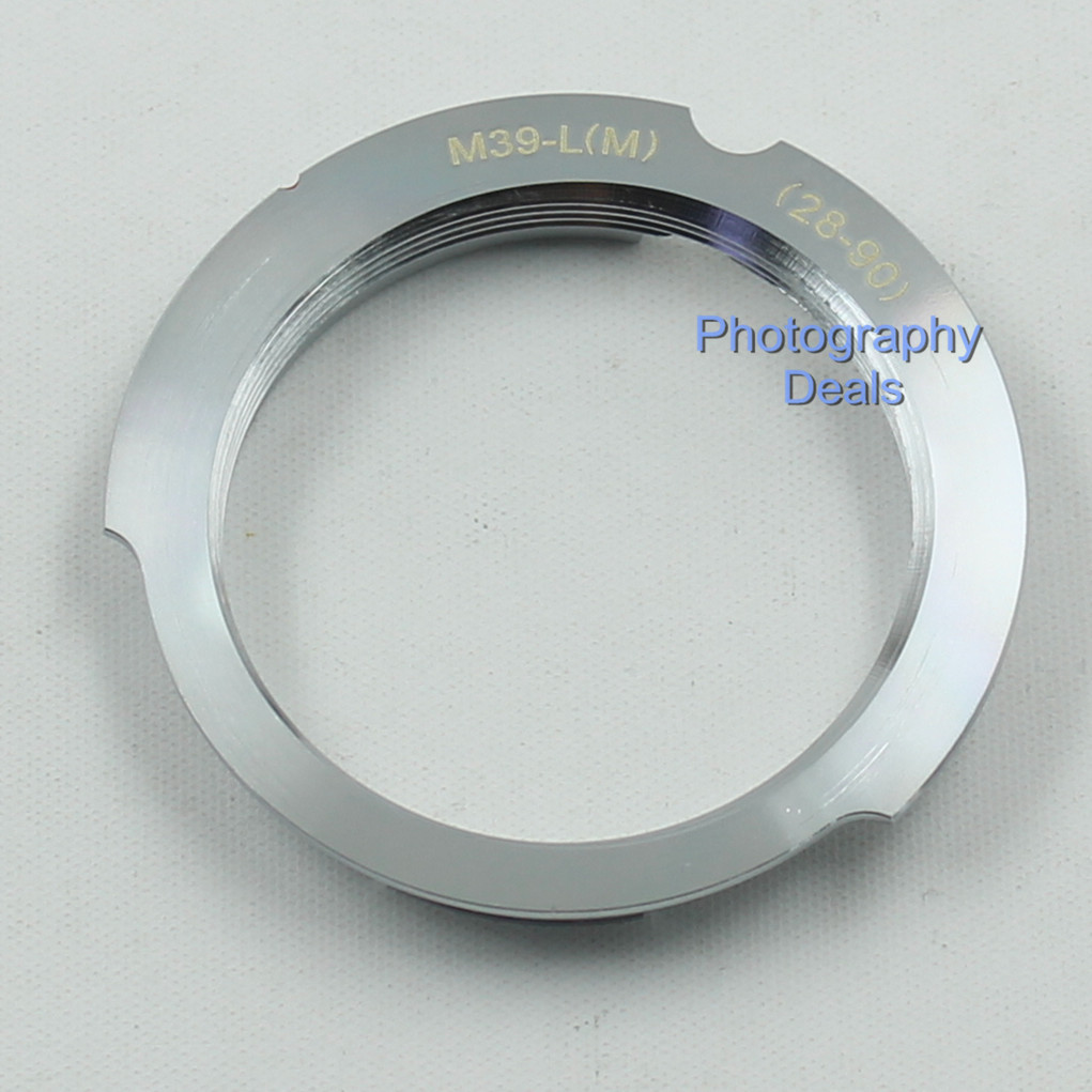 Mount Adapter For Leica L39 M39 LSM LTM 28-90 90mm Screw Lens to Leica M Camera