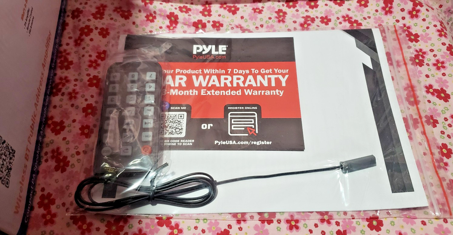 Pyle Wireless Bluetooth Public Address Amplifier Receiver System 500W PMSA126BU