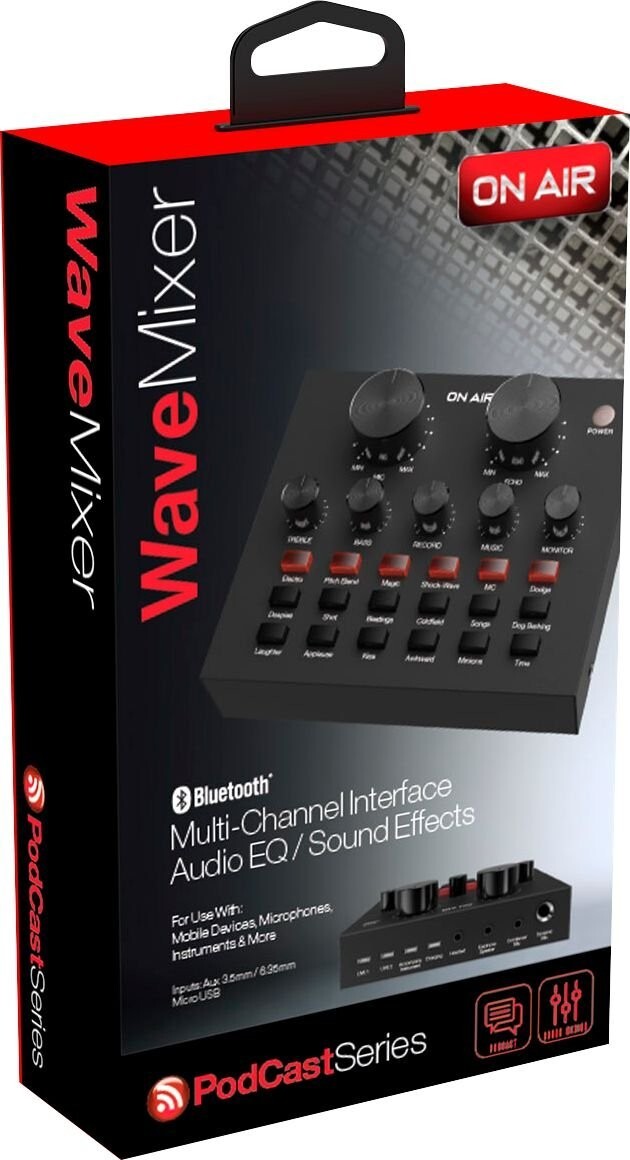 Tzumi On-Air Wave Mixer Bluetooth/Wired Multi-Channel Interface (7829BB) G1