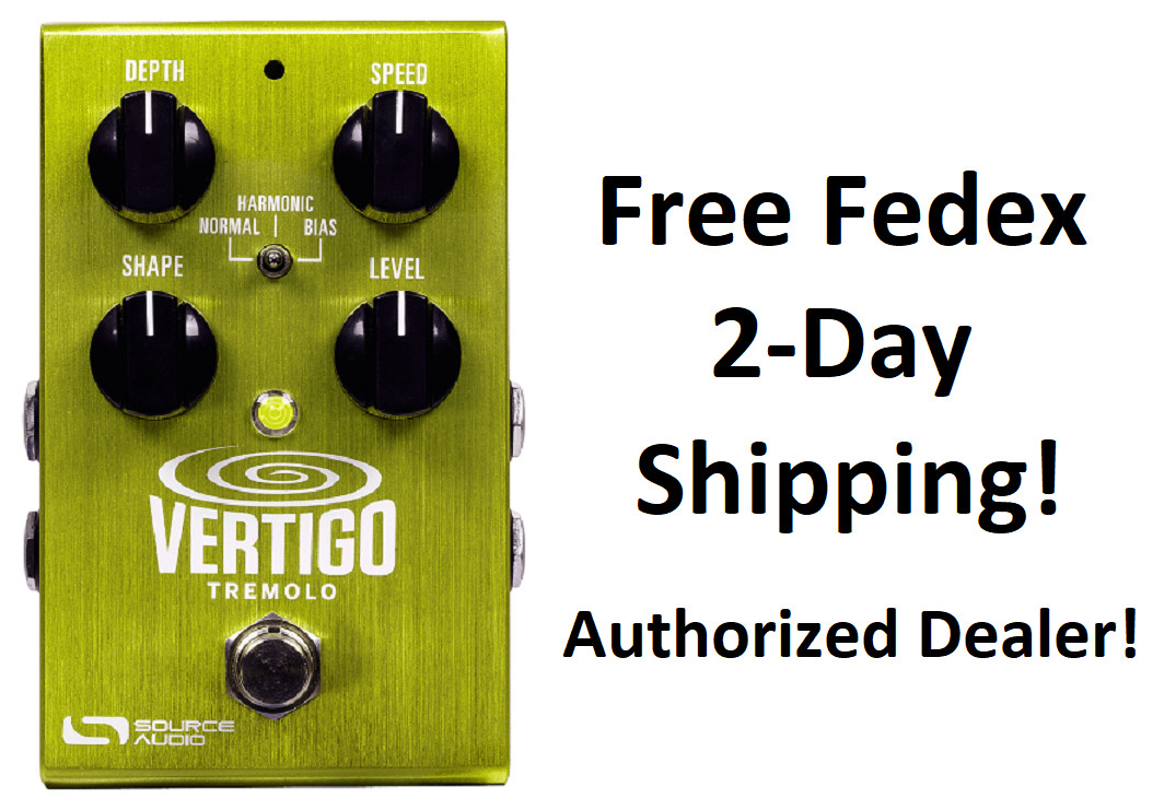 New Source Audio SA243 Vertigo Tremolo One Series Guitar Effects Pedal