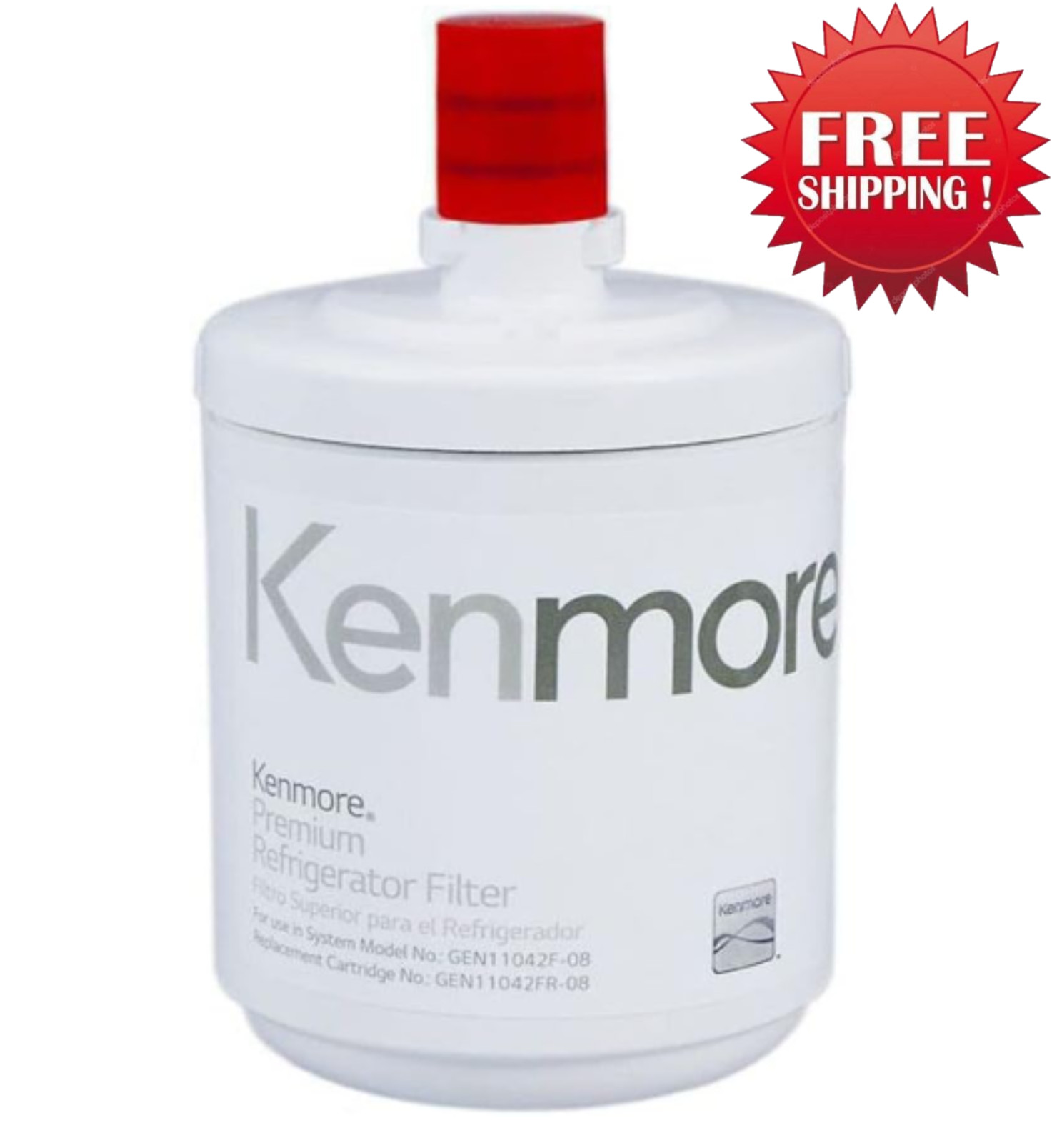 Kenmore 79551012010 9890 Replacement Refrigerator Water Filter Pack of 1 White