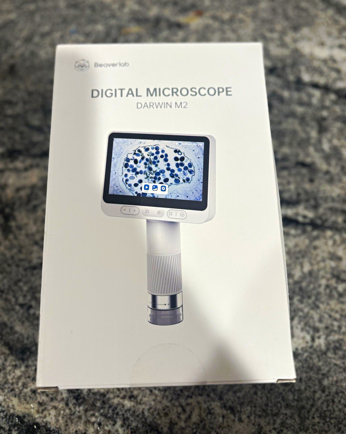 Beaverlab DARWIN M2 Digital Upright Microscope 20-800X Monitor Viewer DDL-M2C