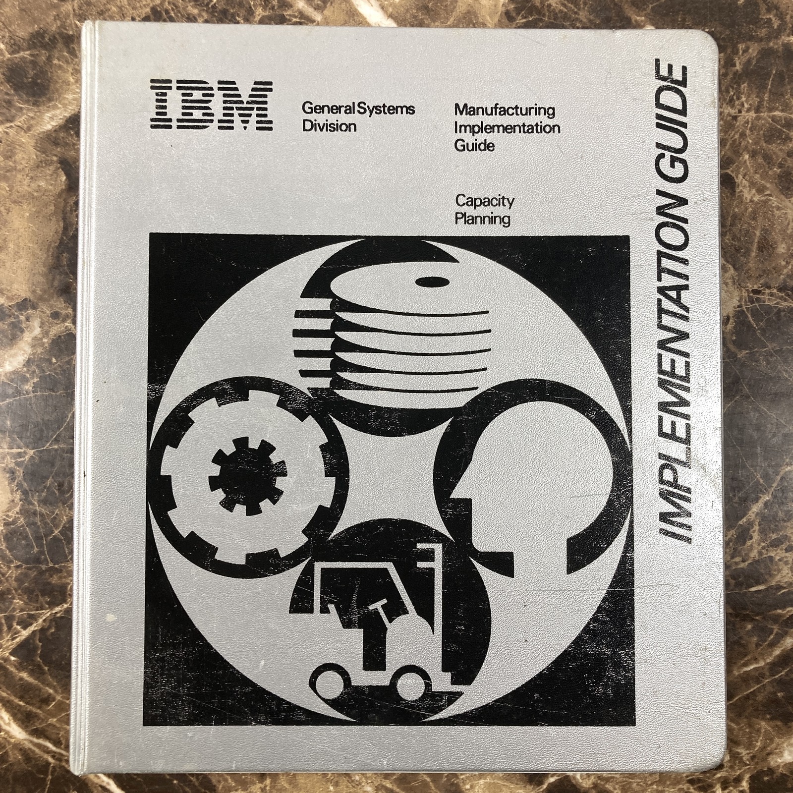 Vintage IBM General Systems Division 3-RING BINDER Capacity Planning Computer