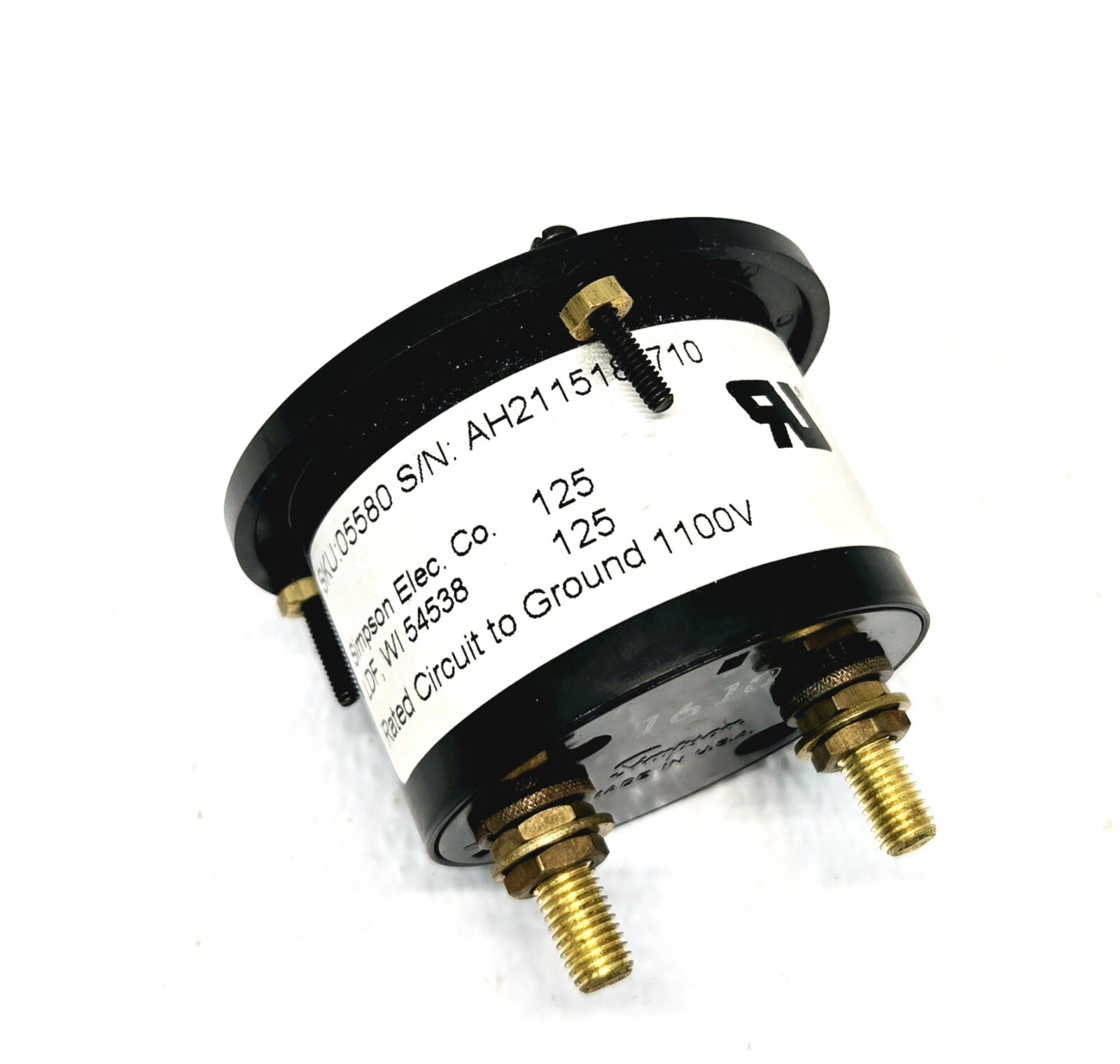 Simpson 05580 Analog Panel Meter