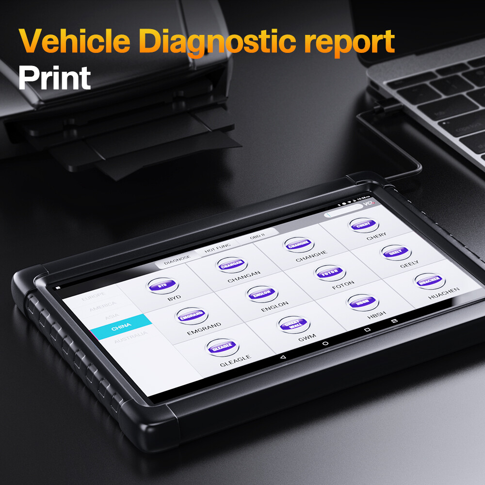 Car All System Bidirectional OBDII Scanner Diagnostic Scan Tool Code Reader SRS