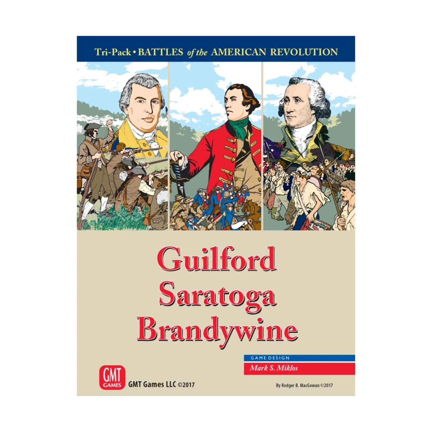 GMT Guilford Saratoga Bradywine BATTLES OF THE AMERICAN REVOLTUTION TRI PACK NEW