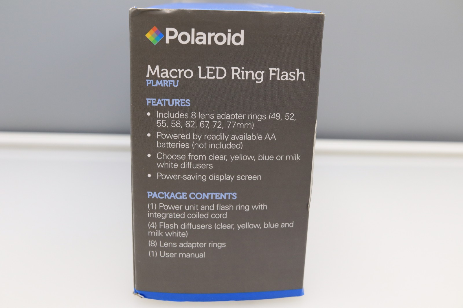 POLAROID Macro LED Ring Flash TESTED AND WORKS! WITH FLASH FILTERS, ADAPTERS!