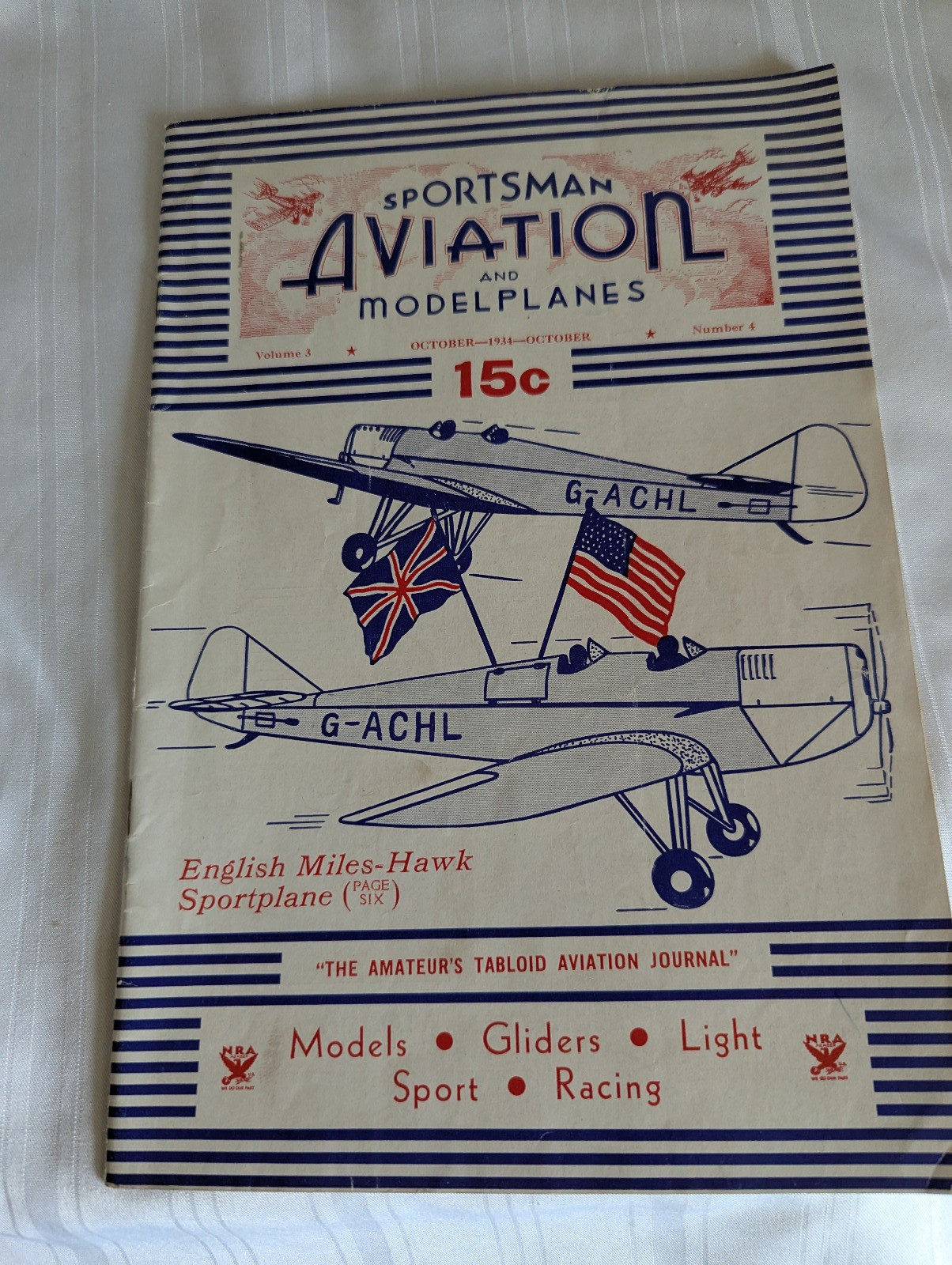Sportsman Aviation and Modelplanes October 1934 Vol 3 No 4