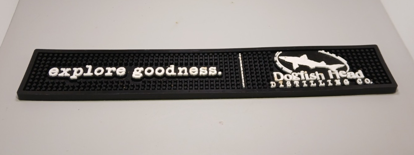 Dogfish Head Rubber Bar Mat Drink Rail Spill Explore Goodness