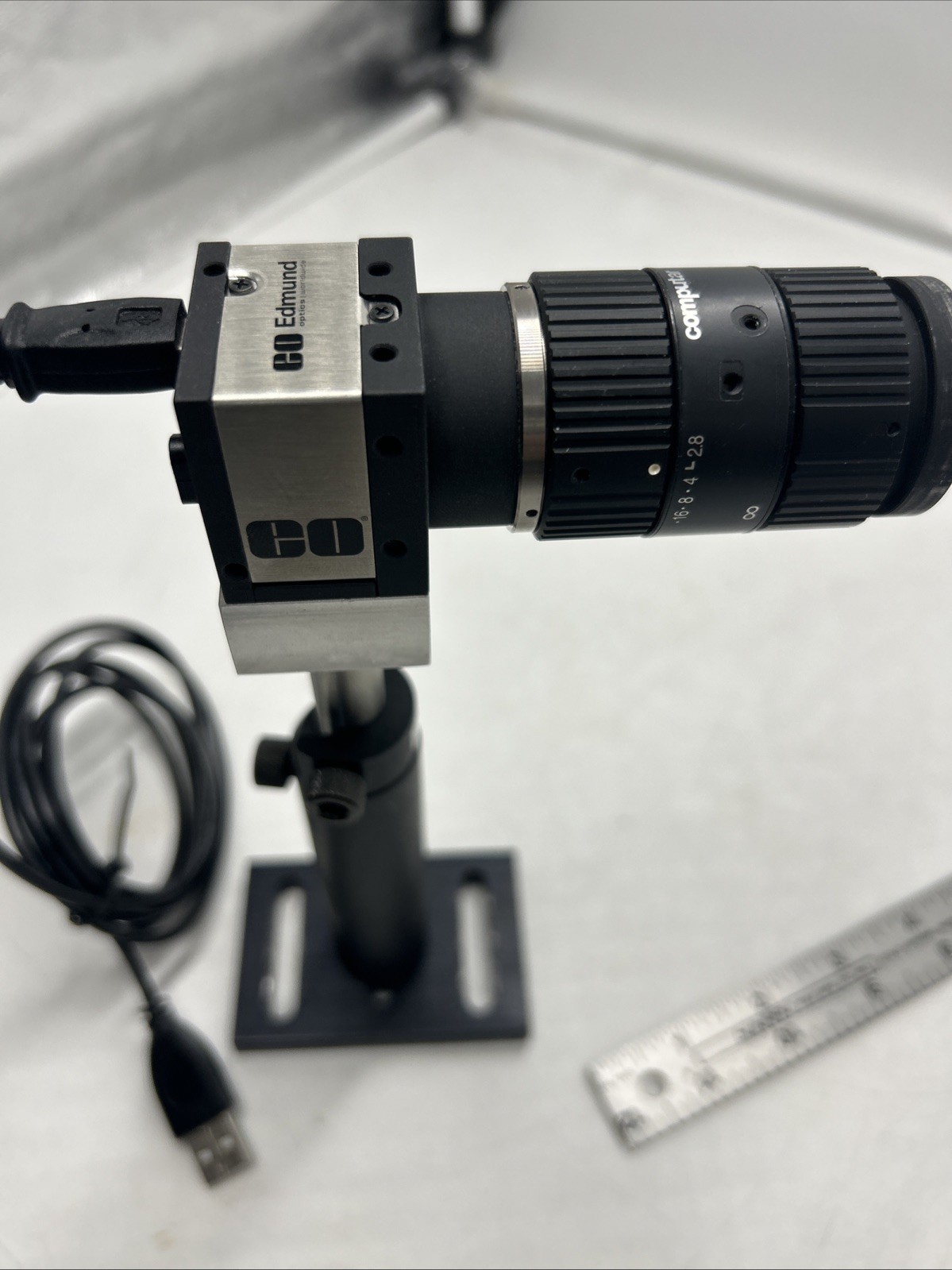 Edmund Optics EO-1312M MONO USB3.0 Camera w/ Computar 75mm telescoping lens
