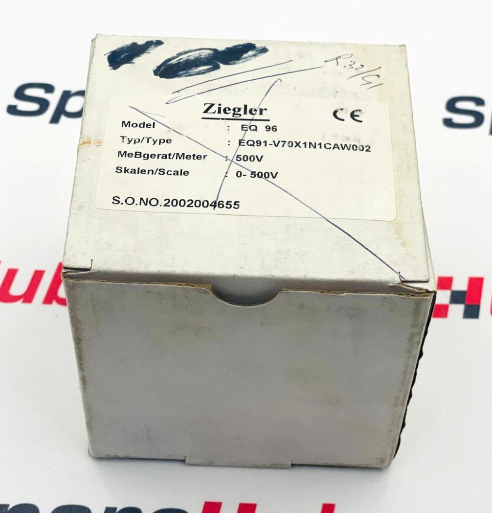 ZIEGLER EQ96 Analog Voltmeter