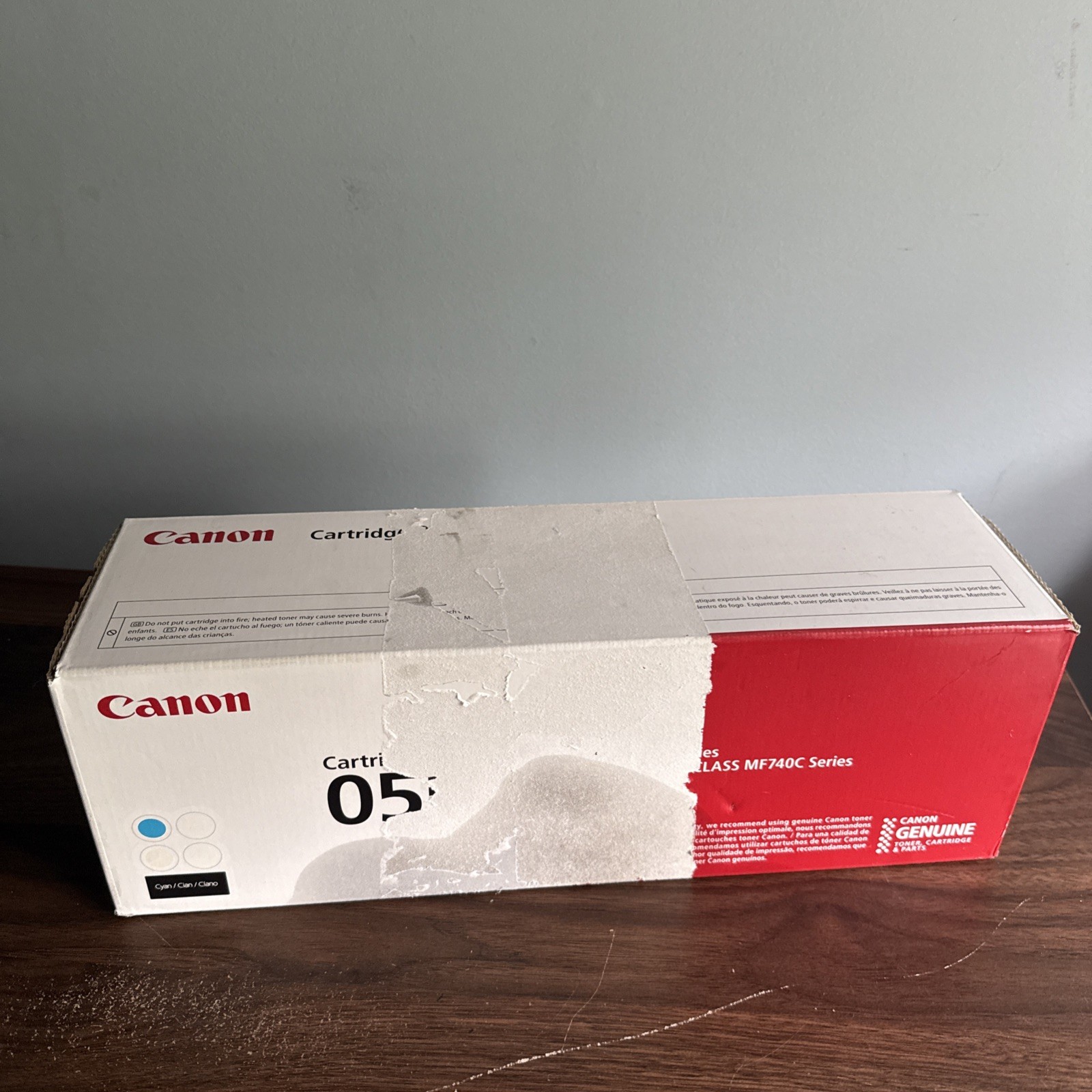 Canon Genuine Toner, Cartridge 055 Cyan (for LBP660C) Sealed