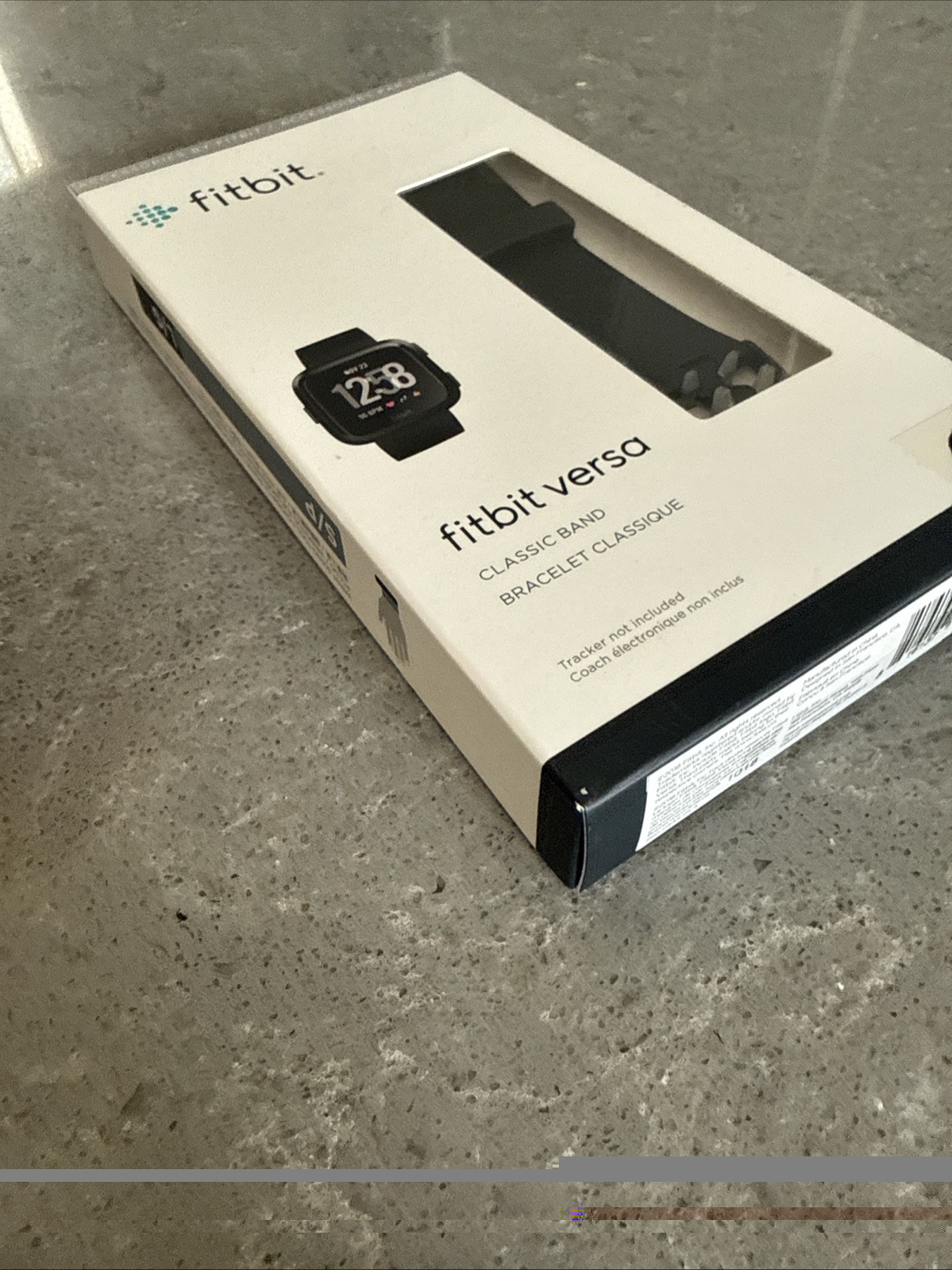 Fitbit Versa Black Classic Replacement Band Size S/P New in Box