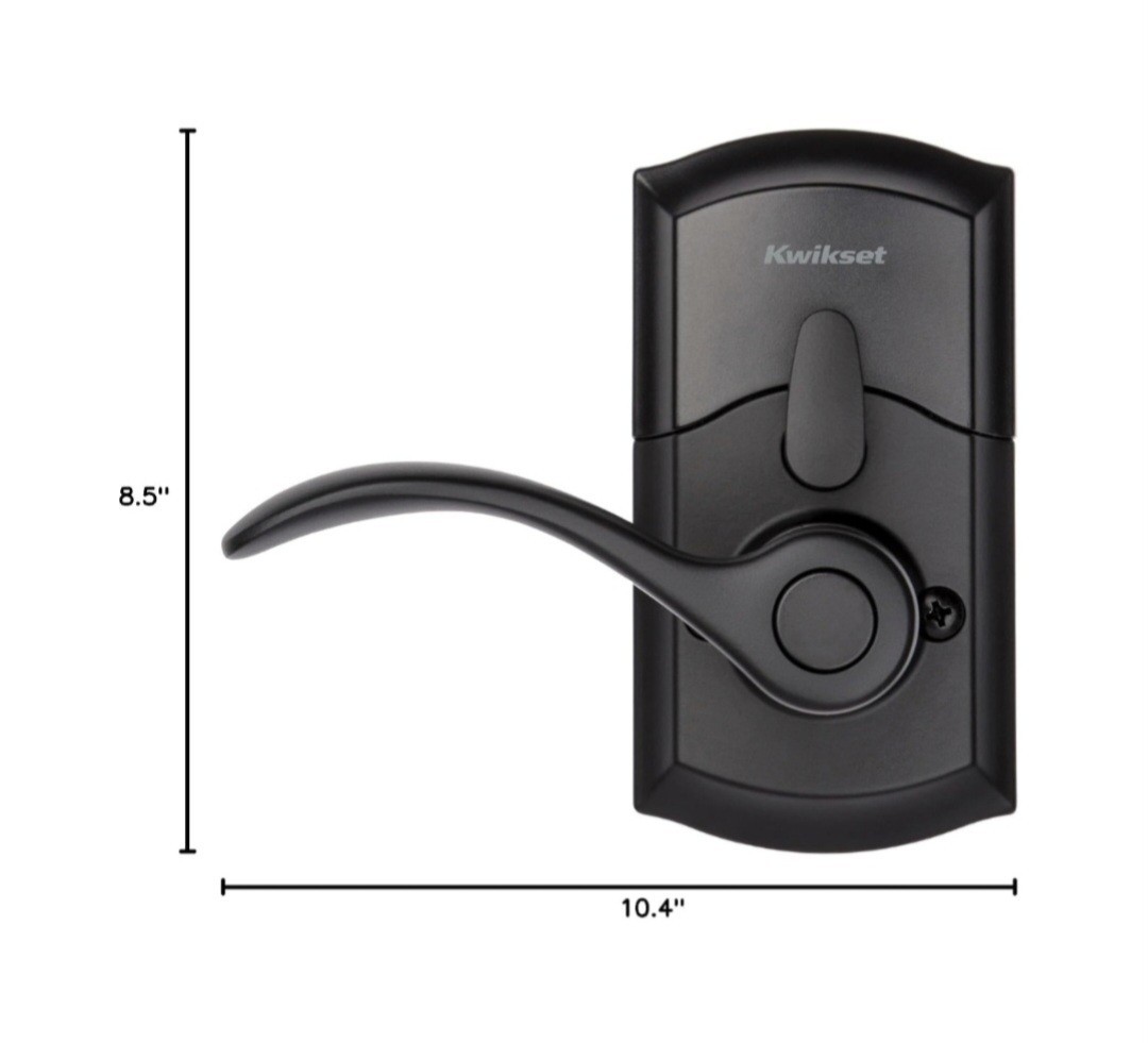Kwikset SmartCode 955 Pembroke Keypad Electronic Lever Matte Black 10-Button NEW