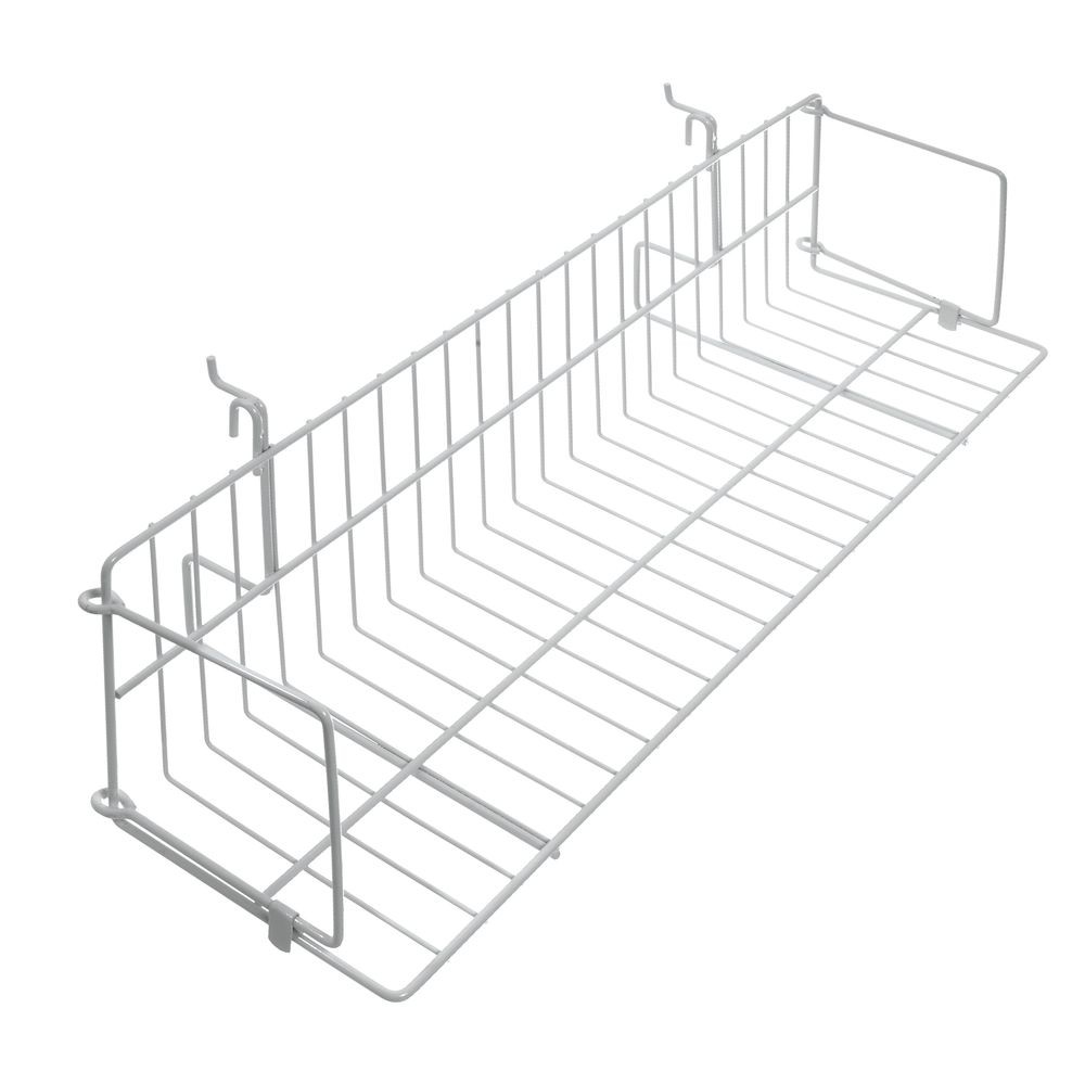 White Video Shelves