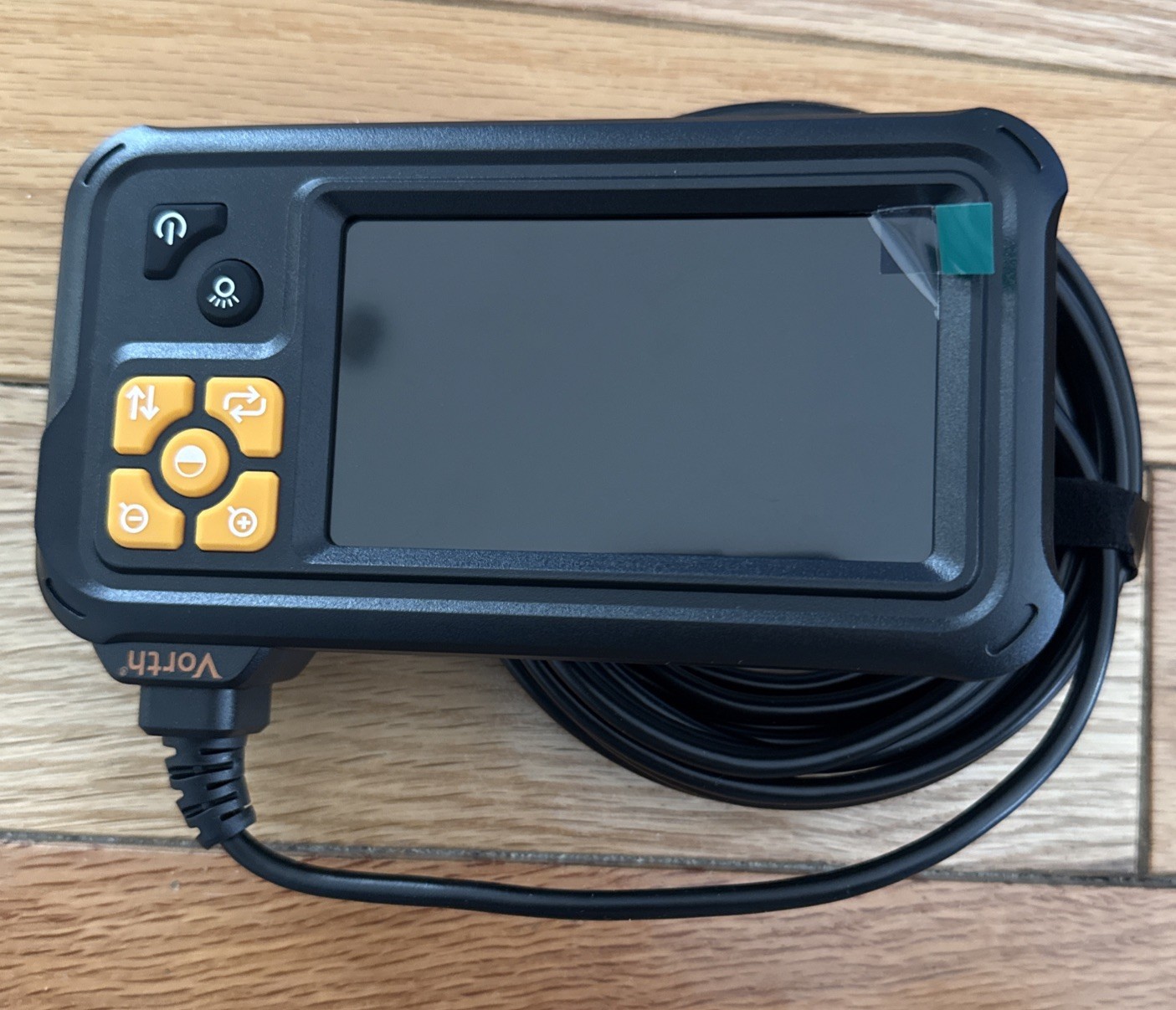 Vorth Endoscope Camera with Light, 4.3" IPS Screen 1080P Borescope with 8 LED...