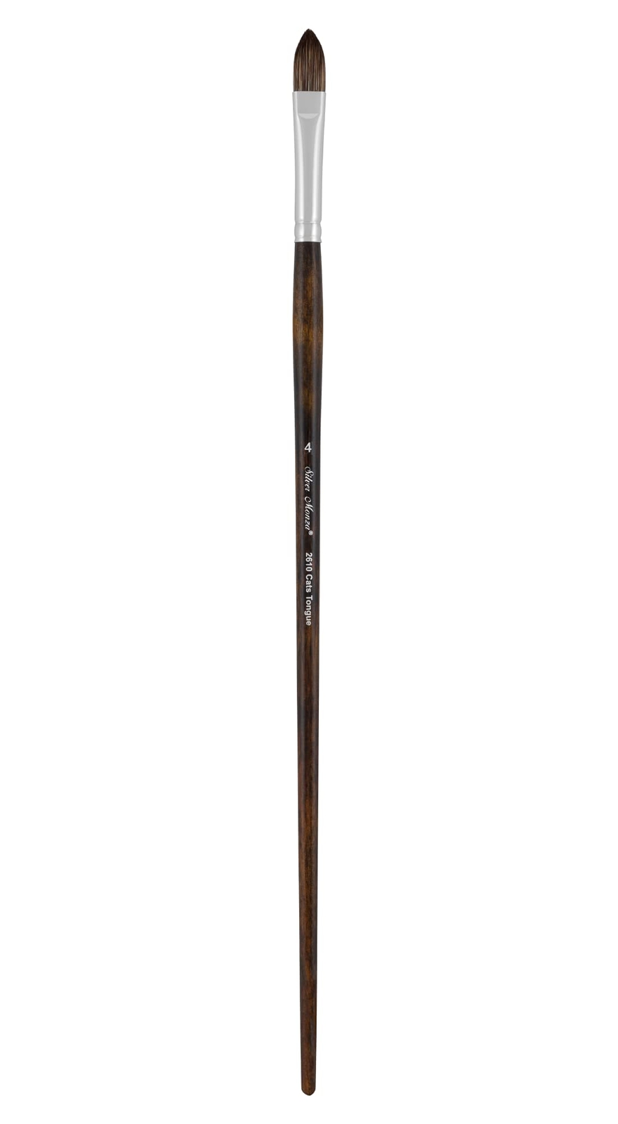 2610-4 Monza Cats Tongue Paintbrush for Oil Acrylic and Heavy Body Paints Siz...