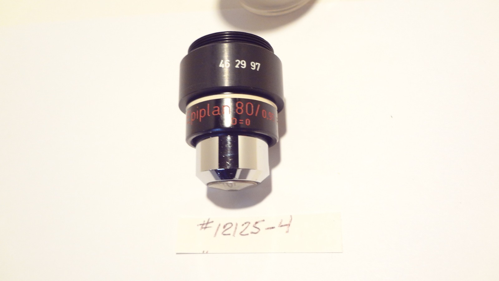 ZEISS  EPIPLAN 80/0.95 BRIGHTFIELD POL OBJECTIVE #4857084 (#12125-4)